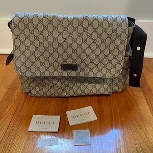 Authentic Gucci diaper bag